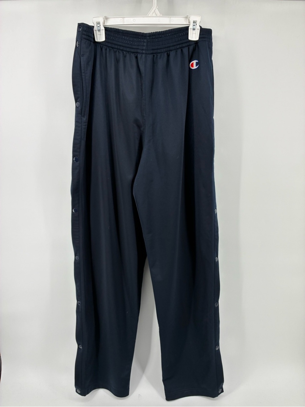 Champion Blue Snap-Button Track Pants